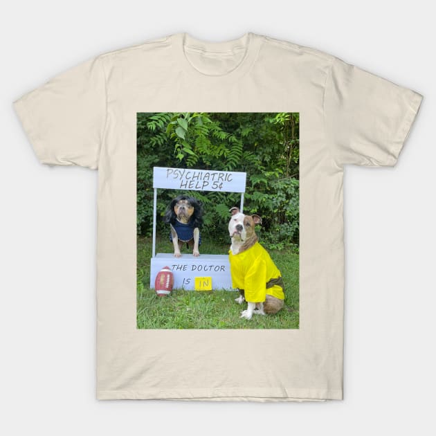 The Dogtor is IN T-Shirt by TeamPitCrewDogs